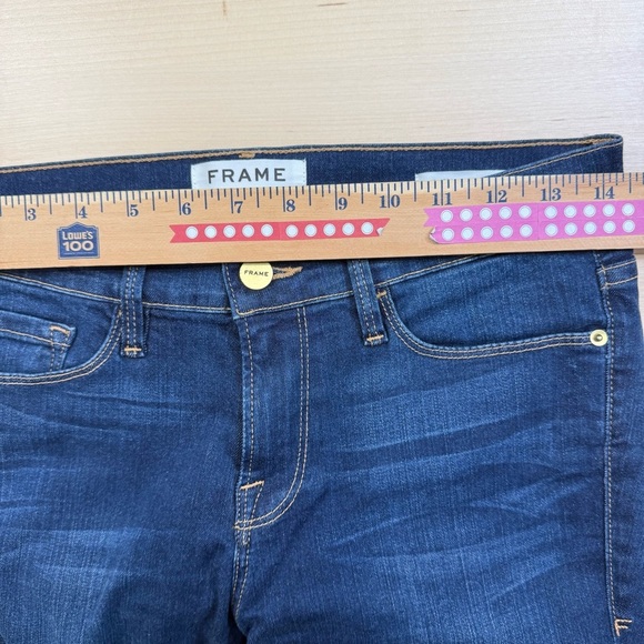 FRAME Le Skinny de Jeanne Jeans Women 29 Columbia Road Mid Rise Skinny LSJ032 - Picture 6 of 10